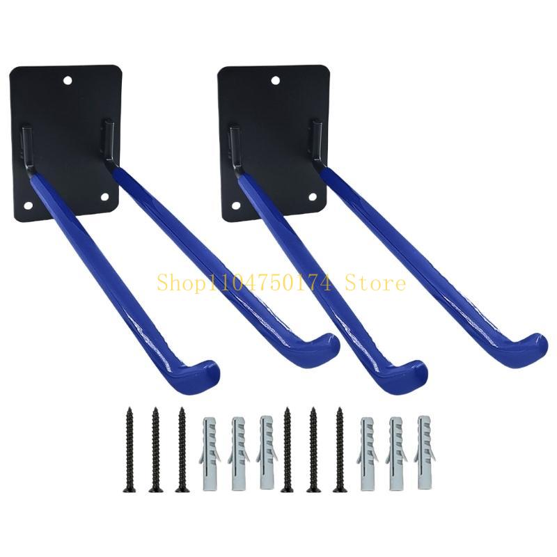Double Hook Design 10Inch Wall Hooks Heavy Duty Hangers for Ladders Strollers top sale