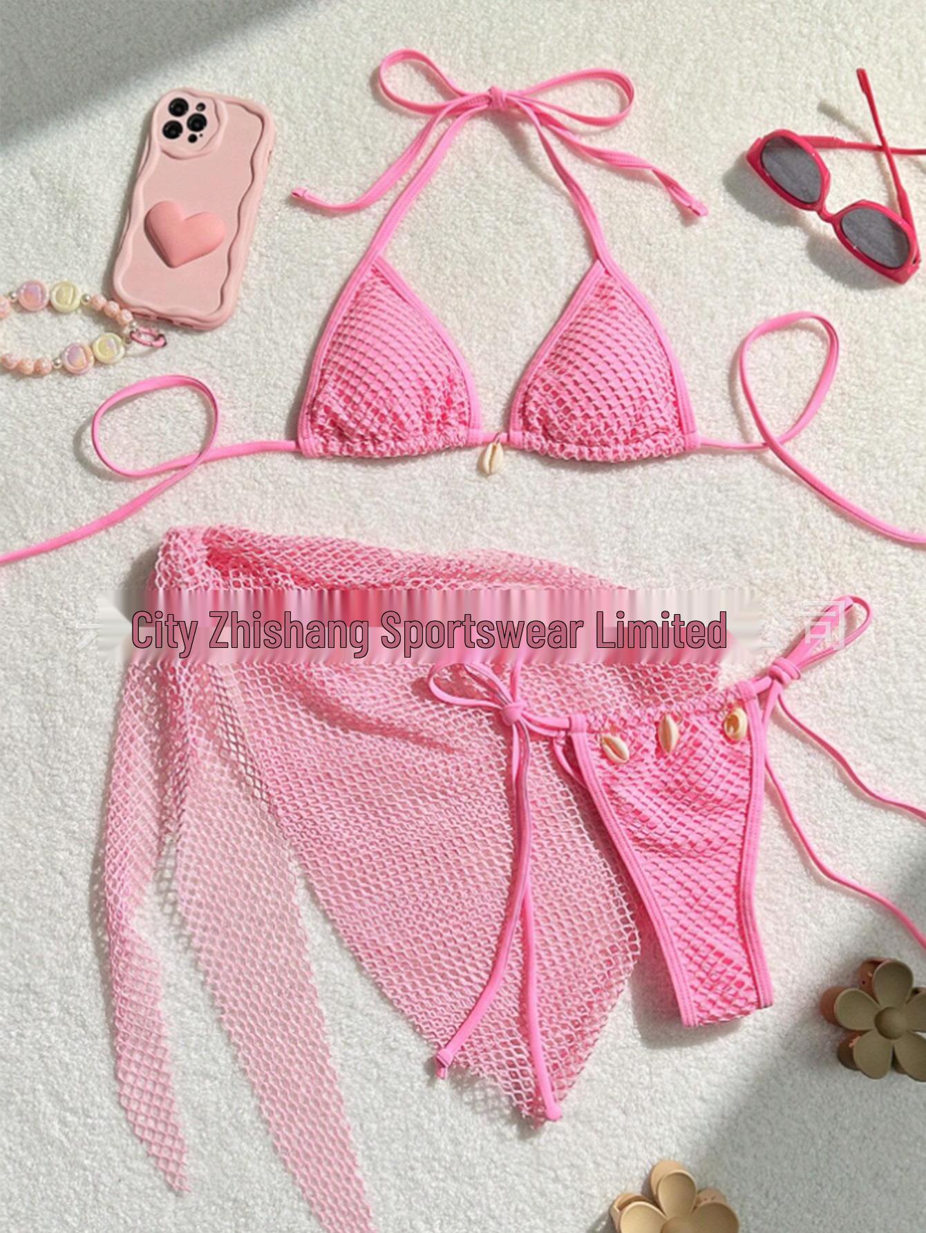 

Женское сексуальное бикини-бандаж из трех частей - Купальник в европейском/американском стиле M