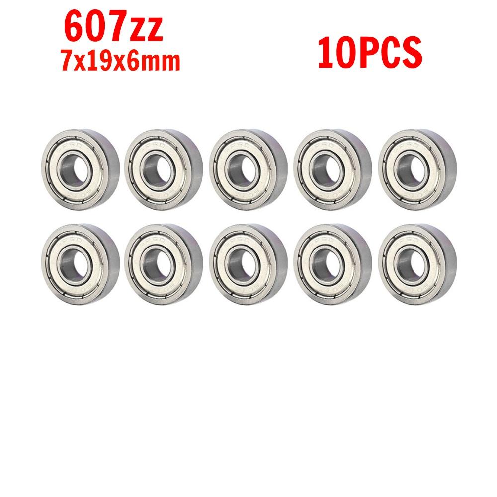10pcs Miniature Bearings 685zz 608z 625ZZ Silent Small Bearing Deep Groove Mini Ball Bearing Carbon Steel for Skateboard Scooter