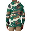 Herren Locker sitzendes Freizeit-Kapuzensweatshirt mit Camouflage-Print