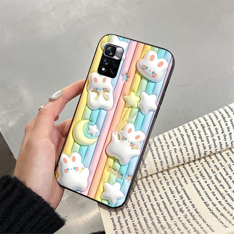 

Phone Case For Xiaomi Redmi note 14 Pro 14 13 12 11 10 Pro 14S 12S 11S Redmi 14C 13C 10 Cute Bear Panda Fruit Rabbit Redmi Note 14 5G
