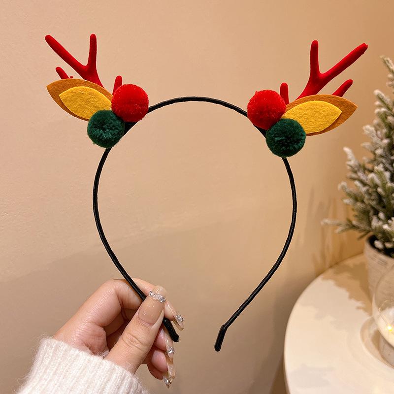 Mori Style Reindeer Antler Ears Christmas Hair Clip - Cute Kids' Hairpin Accessory