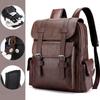 Zaino Unisex in Morbida Pelle PU di Grande Capacità Stile Coreano Moda Casual per Studente di Scuola Superiore/Università, Viaggio, Zaino per Laptop