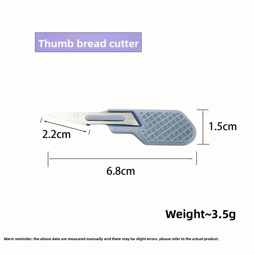 Schneidemesser, praktischer europäischer Patisserie-Brotschneider für Baguettebrot, Gebäckschneidewerkzeuge mit Kohlenstoffstahlklinge und PP-Schaft