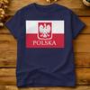 Patriotic Polish Polska Flag Cotton Tshirt For Unisex Beach Poland Polska Polish Y2k Fun T Shirts Fashion Tees Big Size Clothes