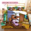 Scooby-Doo Klasický Prvek Povlečení Přikrývka Povlak na Polštář Bez Výplně, Měkká Domácí Dekorace Ložnice, Perfektní Dárek pro Fanoušky.chl