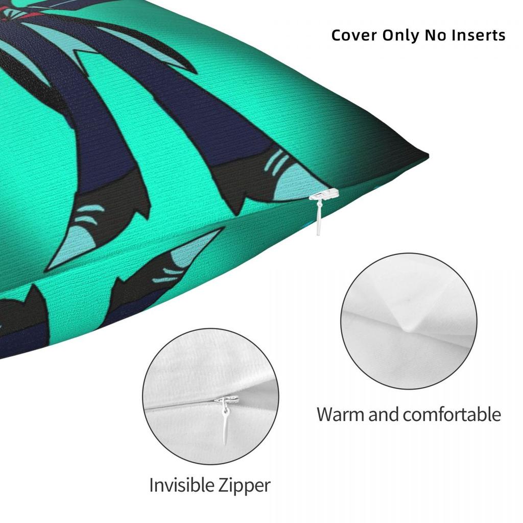 Hazbines Hoteles Alastor Vox 2 Printed Pillowcase Cushion Cover Throw Pillow Cover Warm Home Decorations Zippered Multiple Sizes