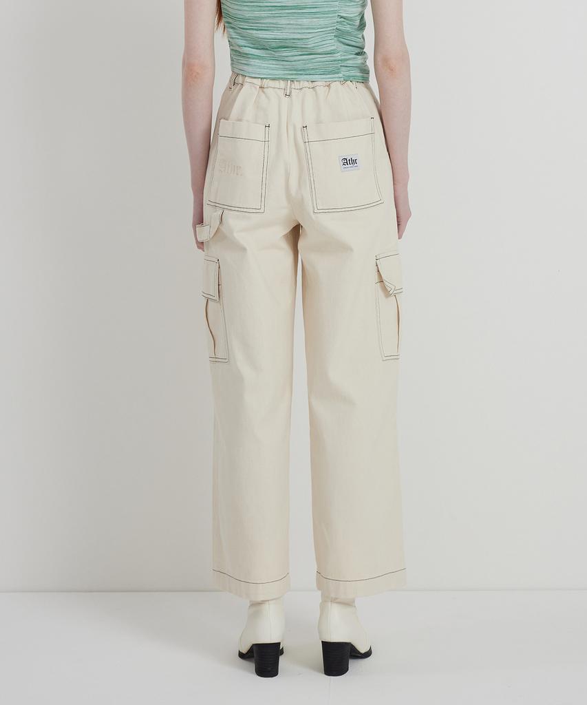 ANDTHEOTHER Ivory Cargo Pants