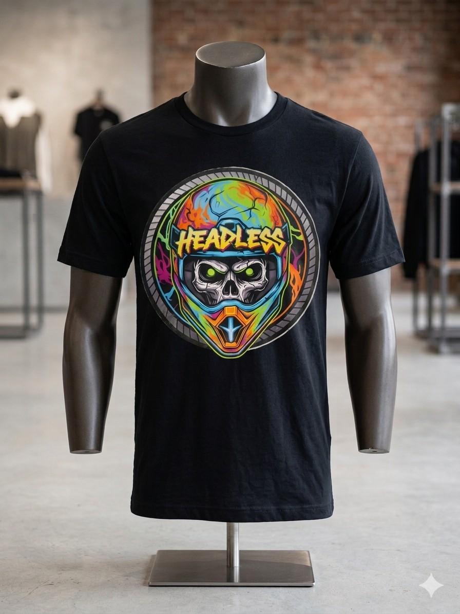 Gildan Heavy Cotton Men s Graphic Print Skull T-Shirt Black XL Short Sleeve S разноцветный