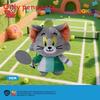 Tom And Jerry Sports Series Plush Keychain With Cartoon Characters For Collectors