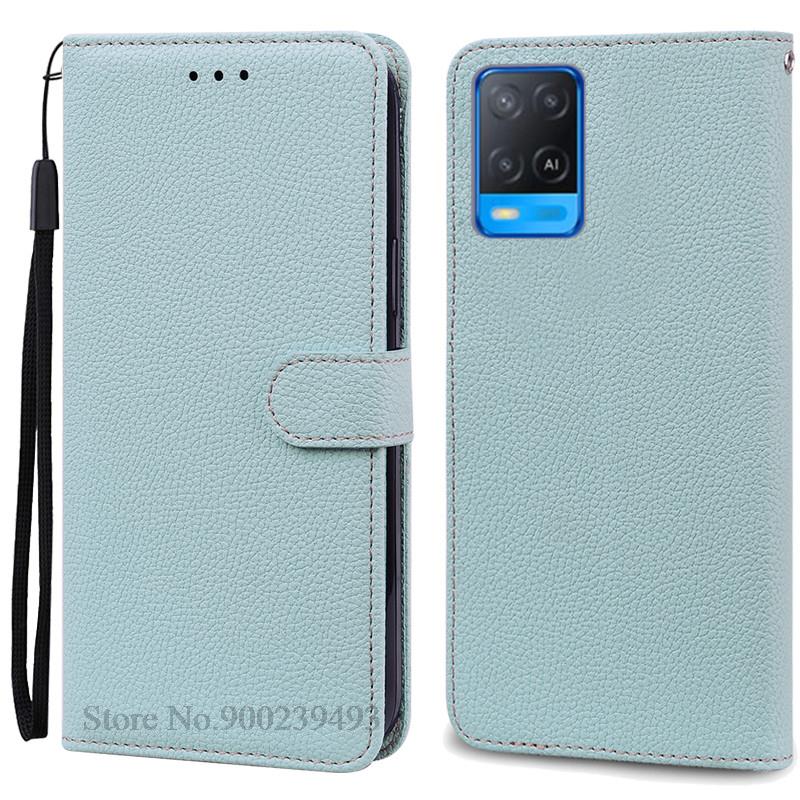 Pro pouzdro OPPO A54 A54 5G Peněženka Kožené výklopné pouzdro Pro pouzdro OPPO A54 5G CPH2239 CPH2195 OPPOA54 A 54 Nárazuvzdorné pouzdro na telefon Fundas