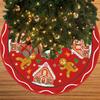 New Christmas Tree Skirt Creative and Exquisitely Printed Tree Skirt for The Base of Your Christmas Tree Christmas Decoration