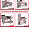 1008F Manual Brad Nailer with 2400 Brad, U-Shaped, and Door-Shaped Nails