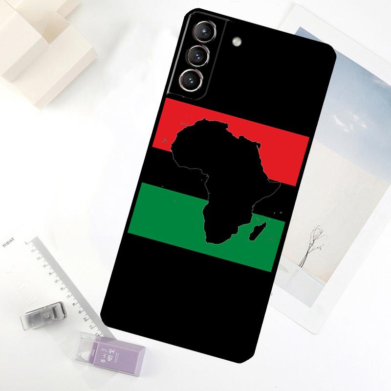 Africa Map Phone Case For Samsung Galaxy S25 FE S20 FE S21 S22 S23 S24 S25 Ultra S9 S10 S25 Plus Cover