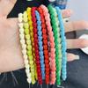 25Pcs/String, Synthetic Coral Beads, 7×8mm, Boho Handmade Flowers Loose Spacer Beads for Jewelry Making DIY Necklace Bracelet Earring Accessories 19cm