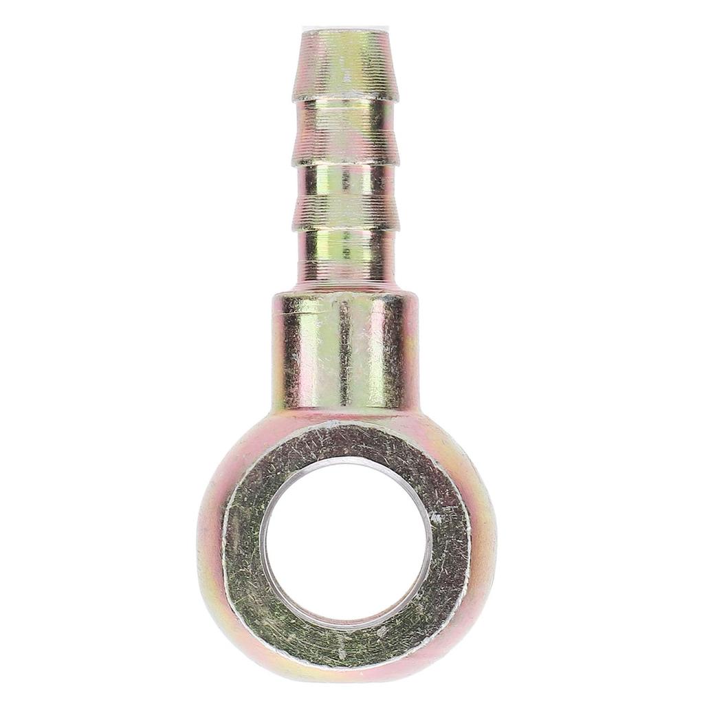 Stainless Steel 7/16" Banjo Fitting 8mm Hose Barb Adapter