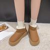New Style Snow Boots with Added Fleece and Thick-soled Cotton Shoes, A Pair of Women's Shoes