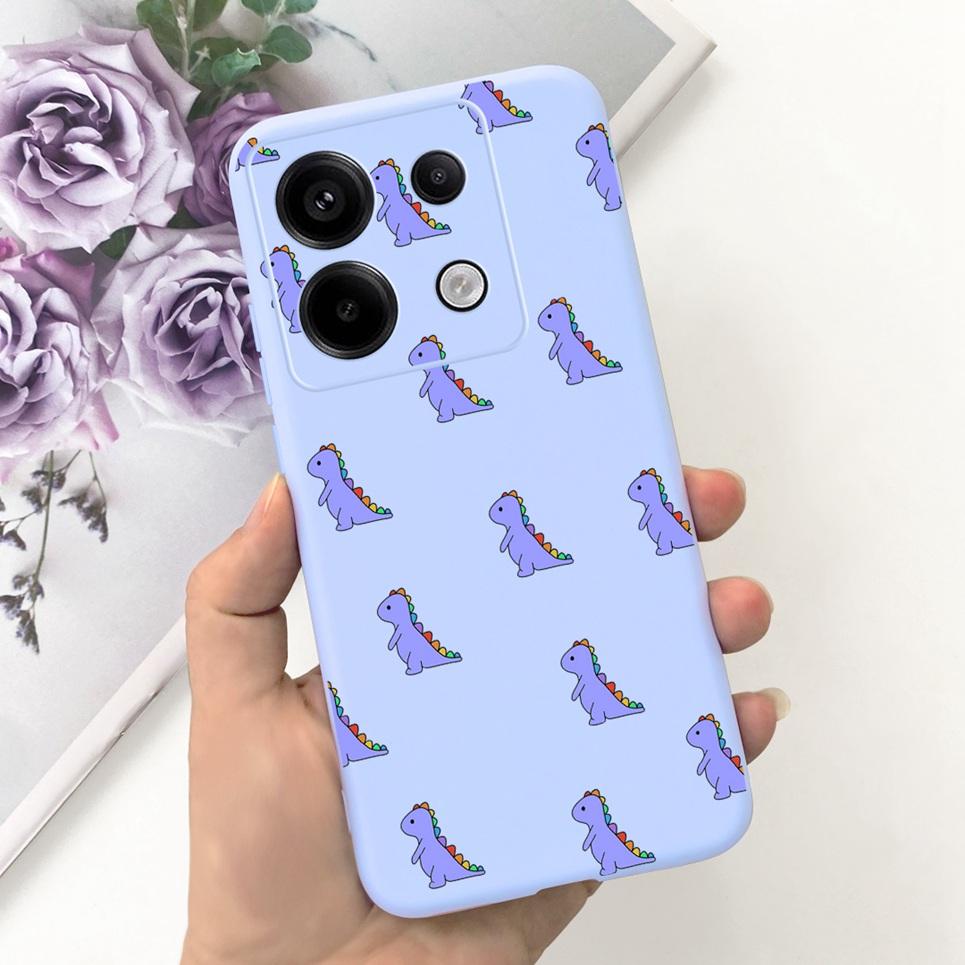 For Xiaomi Poco X6 Pro 5G Poco M6 Pro 4G Phone Case Luxury Candy Silicone Cute Animals Soft Back Cover For PocoX6 PocoM6 5G Capa