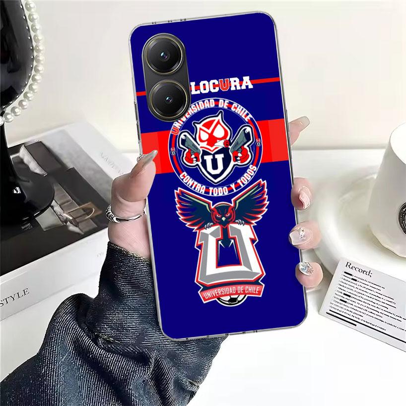 De Chile U-University Logo For Xiaomi Poco X7 X6 X5 F7 Ultra F6 F5 Pro Phone Case X4 Nfc F4 Gt F3 M6 M5S M5 M4 M3 Fundas Cover C