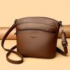 Retro Solid Color Women'S Crossbody Bag PU Multi-Pocket Lightweight Shoulder Bag