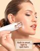 Eyebrow & Facial Hair Removal for Women: 2 in 1 Rechargeable Eyebrow Trimmer & Face Shaver, Painless Electric Facial Eye brow Ra