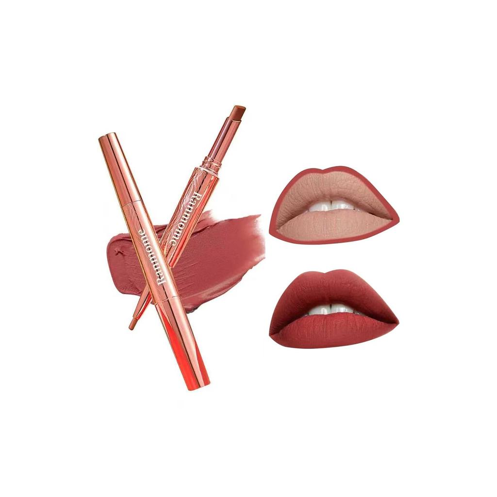 Lippenstift Lipliner Soufflé matt langanhaltend überträgt nicht Tassen Masken Stiftform verkürzt Philtrum verkürzt Philtrum erzeugt kleineres Gesichtseffekt gibt Lippen