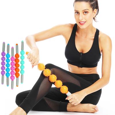  Pressure Point Muscle Roller Massage Stick for Back, Neck, Leg, Back, Body Roller Deep Tissue Massage Stick Tools