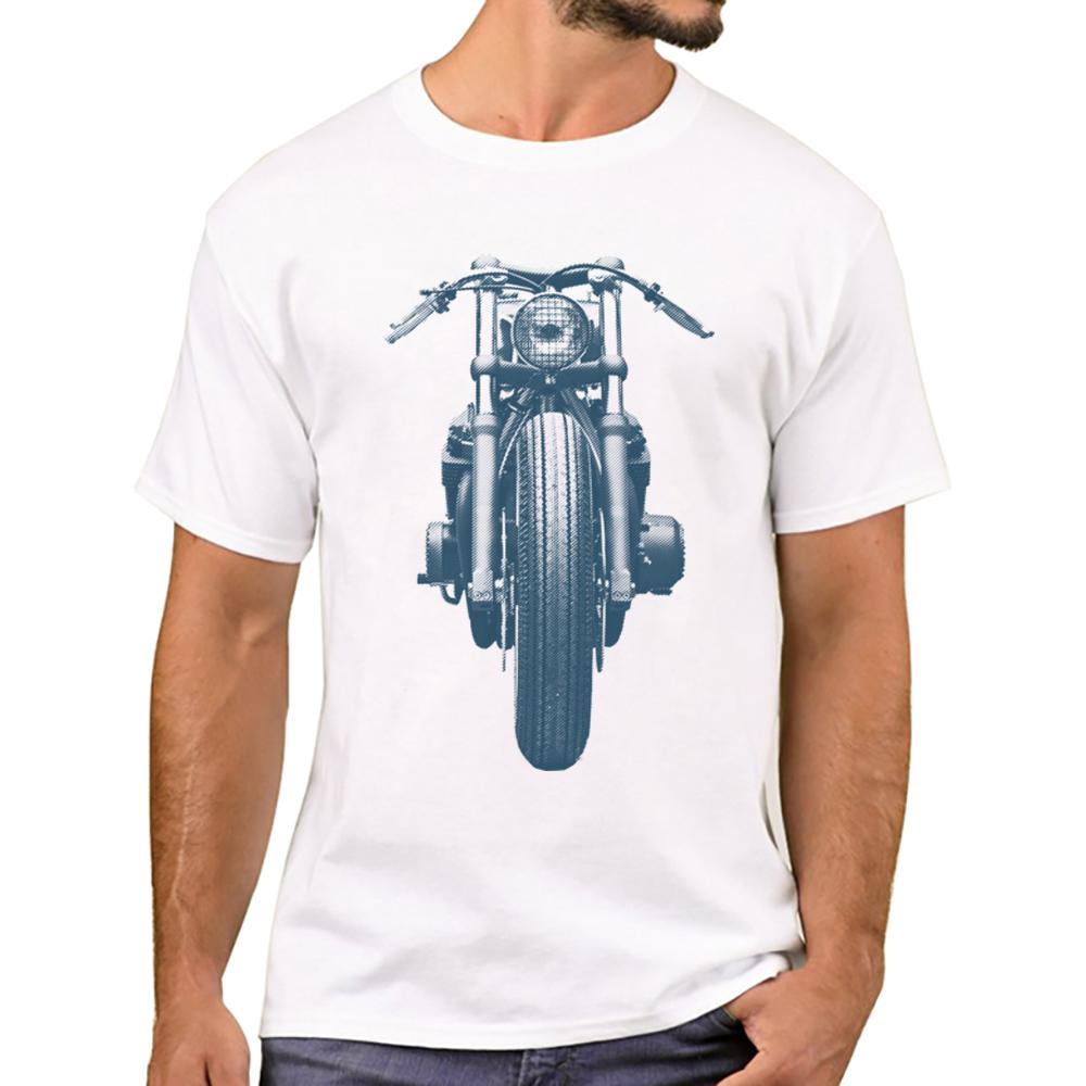New Arrival Men Fashion Blaster Cafe Racer Printed T-Shirt Short Sleeve Tee Hipster Motocycle Cool Design Tops - Men s Summer... S разноцветный