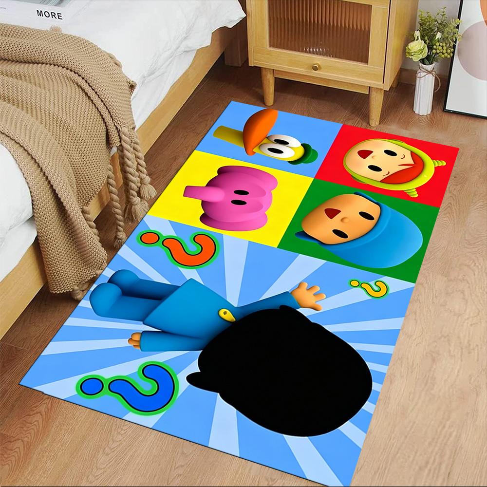 Pocoyo Carpet Suitable for Kitchen Hallway Balcony Dormitory Anti-slip Rug Decorate Offices Gift for Festivals