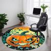 1pc Pumpkin, Halloween Chair Carpet for Office, Non-slip, Soft and Durable Leisure Rug, Perfect for Office, Living Room Yy251103149