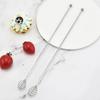 4pcs Long Handle Stainless Steel Stirrer Multi-Function Drink Stirrers  Drinks Mixing