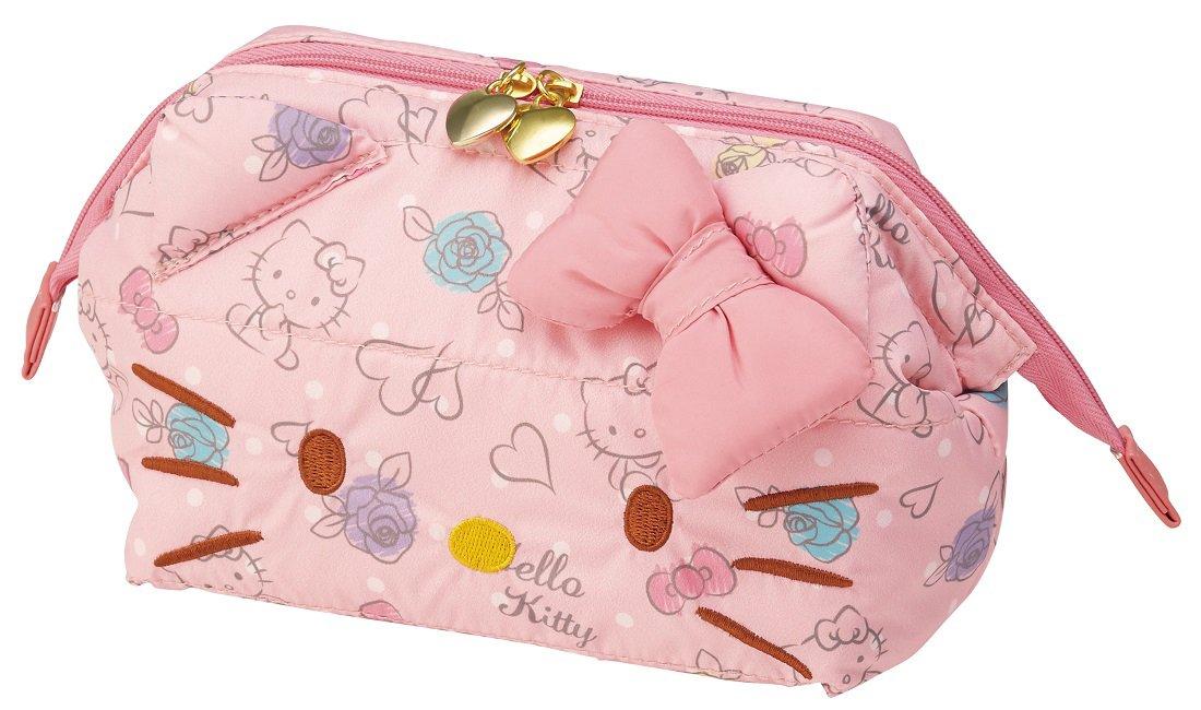 

Skater Пушистый кошелек с застежкой Hello Ширина 17 x Глубина 13 x Высота KGAF1F Ушки, Кошечка, Sanrio, 9см, розовый