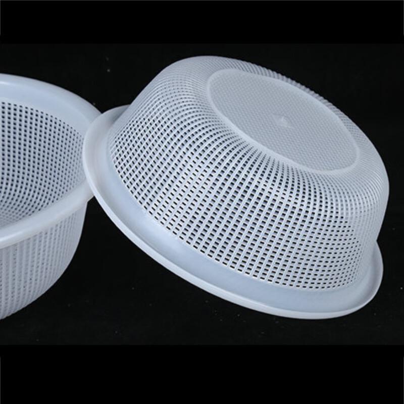 Round Plastic Fine-Mesh Draining Basket