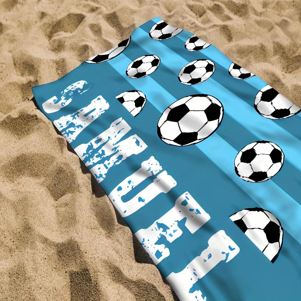 Custom Name Beach Towel Personalized Self‑Defined Name Microfiber Quick Dry Soft Absorbent Large Beach Towel for Summer Vacation
