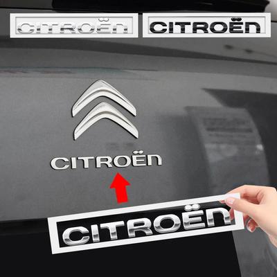 Car ABS 3D Letter Sticker Trunk Logo Sticker for C4 C3 C5 C1 DS3 DS5 DS4 Jumper Xsara C-Elysee Picasso Sega C-quatre