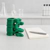 Porte-stylo Colonne Vertébrale Imprimé en 3D, Organisateur de Bureau Style Sombre, Support de Rangement pour Stylos Design Vertèbres Anatomiques pour Accessoires de Bureau Gothiques