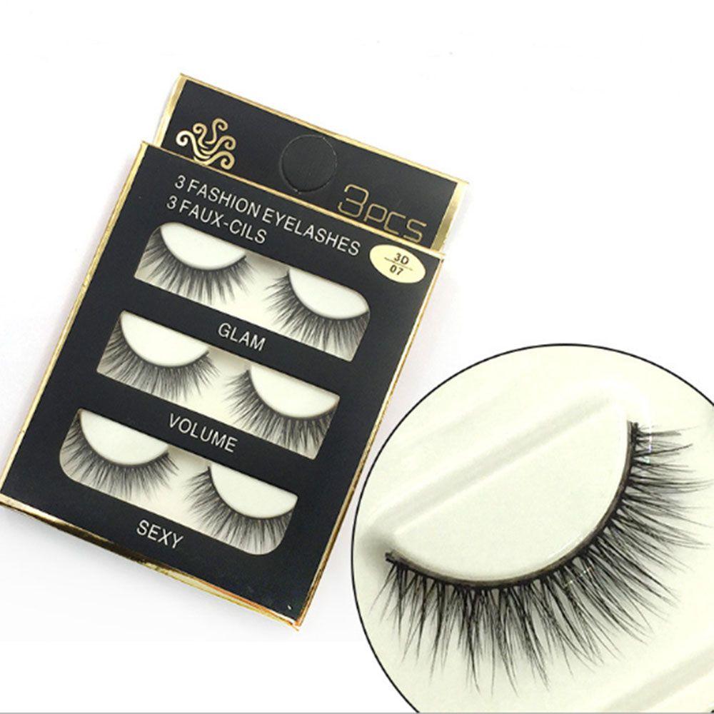 

Long 3D Soft Faux Mink Natural Fake Eyelashes False Eye Lashes Thick Makeup