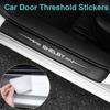 For Ford Shelby Logo Car Door Sill Protector Sticker Waterproof Anti Scratch Guard Plate Decal Auto Modification Accessories