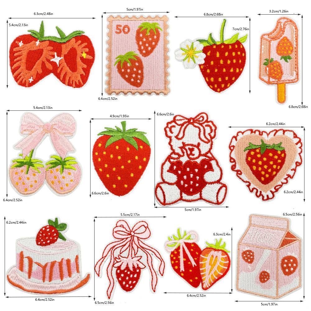 1Set Mixed Style Embroidery Patches Iron On Applique Dress Clothing Repair Decoration Badges