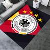 2025 Neuer Deutscher Fußball-Bund Teppich für Wohnzimmer Schlafzimmer Zuhause Sofadekoration, Kinder spielen Rutschfeste Fußmatte