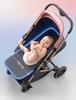 Lightweight Foldable Baby Stroller, High View, Two-Way Pushing, Newborn Essential, Safe, Sit-and-Lie Design