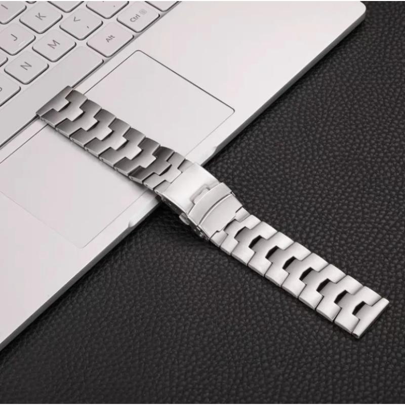 

22mm Luxury Titanium Strap For OnePlus Watch 3/2/2R/OnePlus 46mm Replaced Bracelet Band For Huawei Watch GT5Pro 46 Xiaomi Watch S5 Samsung 22MM 22mm Width Band серебряный