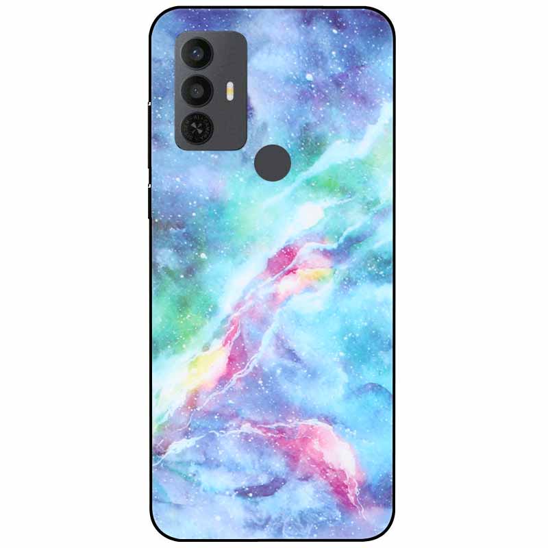 Phone Cover For Alcatel 1V 2021 Case Silicone Lovely Black Bumper Soft TPU Coque for Alcatel 1V (2021) 6002A 6002D 1 V Shells