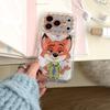 Nick and Judy Cartoon Epoxy Case for iPhone 14/13 Apple 17/16/15 PRO MAX - Anti-Fall Protection