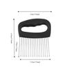 Stainless Steel Needle Onion Cutter Holder Rustproof Non-slip Handle Vegetables Cutting Fork Professional Efficientive
