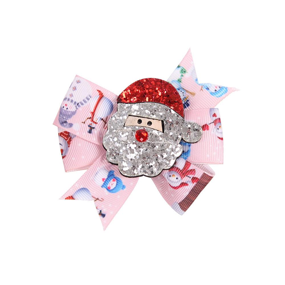 Adorable Hair Christmas Clips For Girls Featuring Sparkling Reindeer Antlers And Cheerful Designs