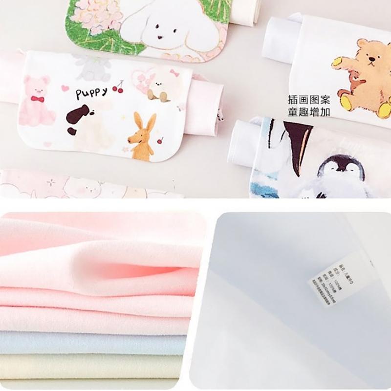 Set mit 2 sanften & saugfähigen Babyschweißhandtüchern, feuchtigkeitstransportierende Babyhandtücher, bunte & strapazierfähige Baumwolltaschentücher, Geschenk