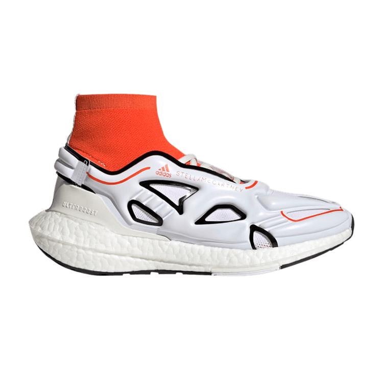 

adidas Stella McCartney x UltraBoost 22 Active Orange White Women Sneakers White-Vapour Core-Black GY6111