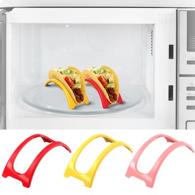 6/12 pezzi porta taco senza BPA forno per uso alimentare lavabile in lavastoviglie impilabile colorato per servire individualmente pollo