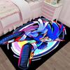 Sonic Printed Carpet, Rug for Office Chair Living Room Bedroom Kitchen Room Decor Gifts.